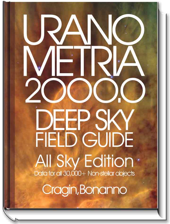 Uranometria 2000.0 Atlas - Deep Sky Field Guide – ShopAtSky.Com