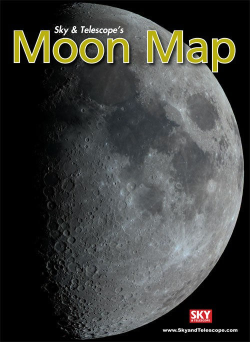 Moon Map (Laminated) – ShopAtSky.Com