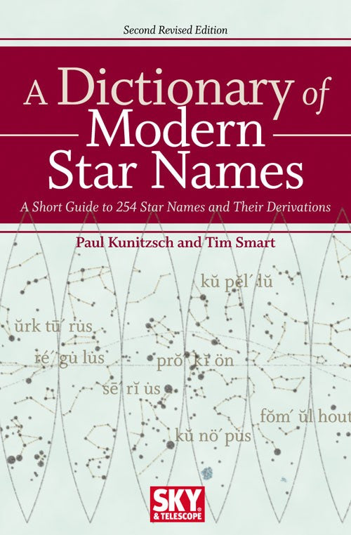 A Dictionary of Modern Star Names