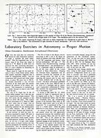 Lab Exercises in Astronomy: Proper Motion