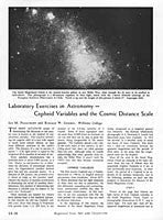 Lab Exercises in Astronomy: Cepheid Variables and the Cosmic Distance Scale
