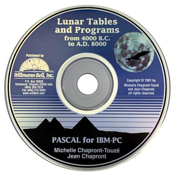 Lunar Tables & Programs (PASCAL) CD
