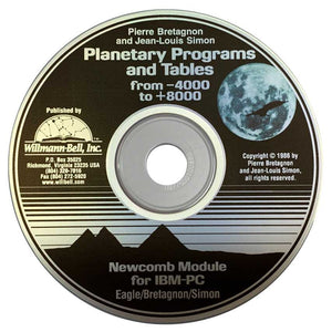 Planetary Programs & Tables (NEWCOMB) CD