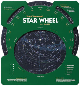 Planisphere, 40 Degrees North