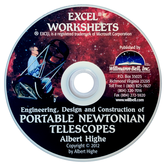 Engineering, Deisgn & Construction of Portable Newtonian Telescopes CD